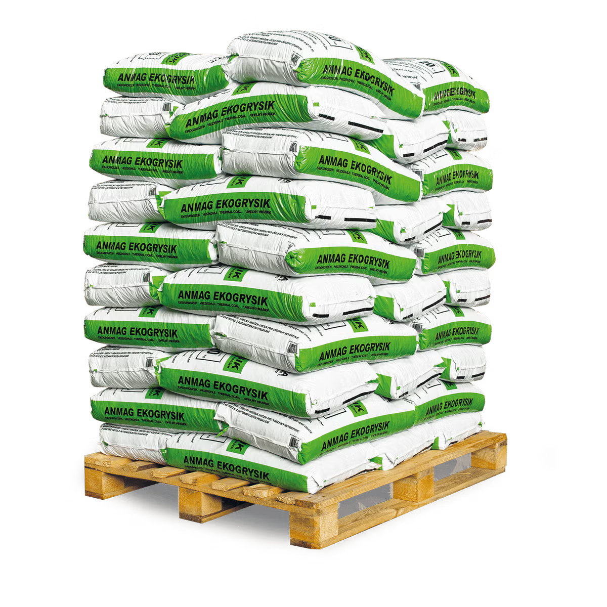 ANMAG Steinkohle 5–25 mm – Palette 1000 kg (50 × 20-kg-Säcke)