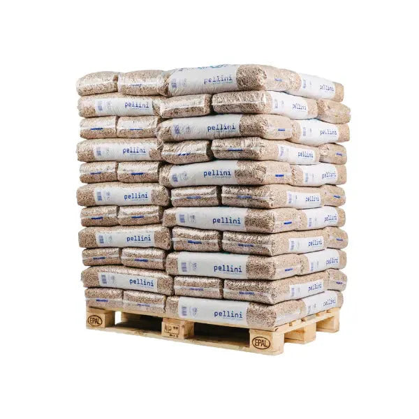 Pellini Holzpellets ENplus A1 – 990 kg (66×15 kg), DINplus & ENplus A1, ≥ 4,6 kWh/kg